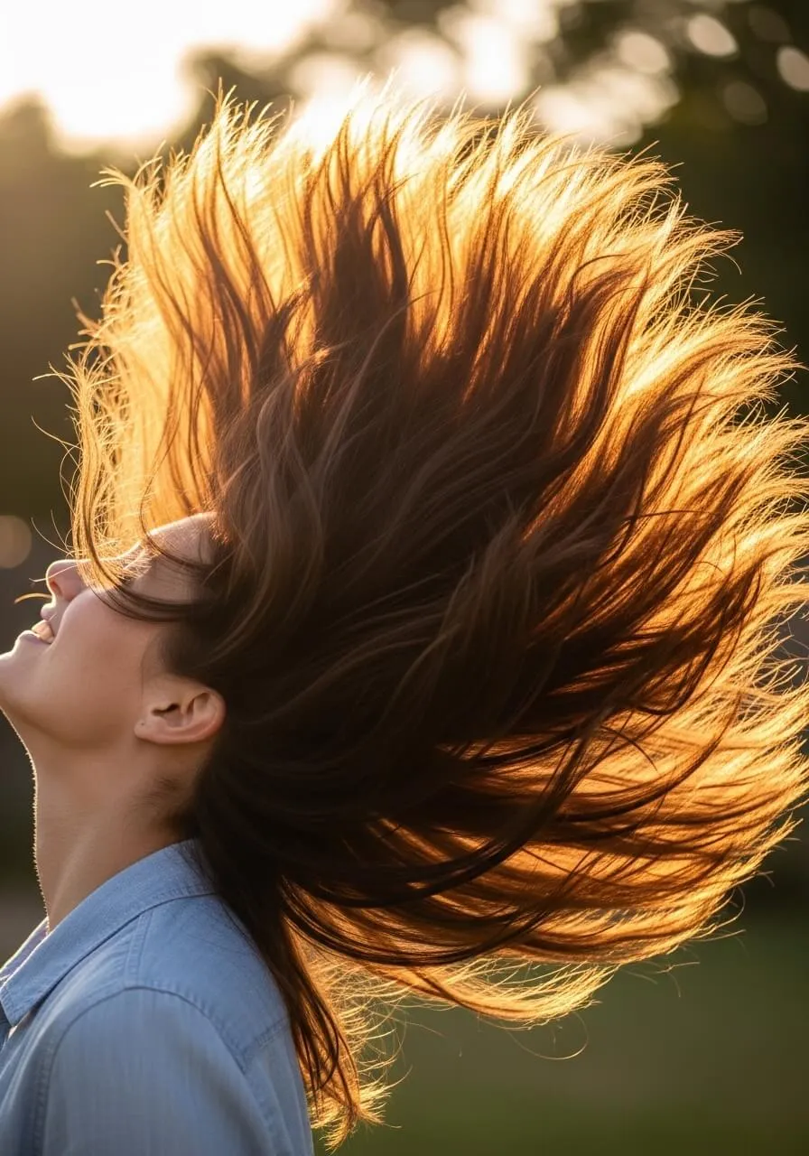 Voluminous Hair 