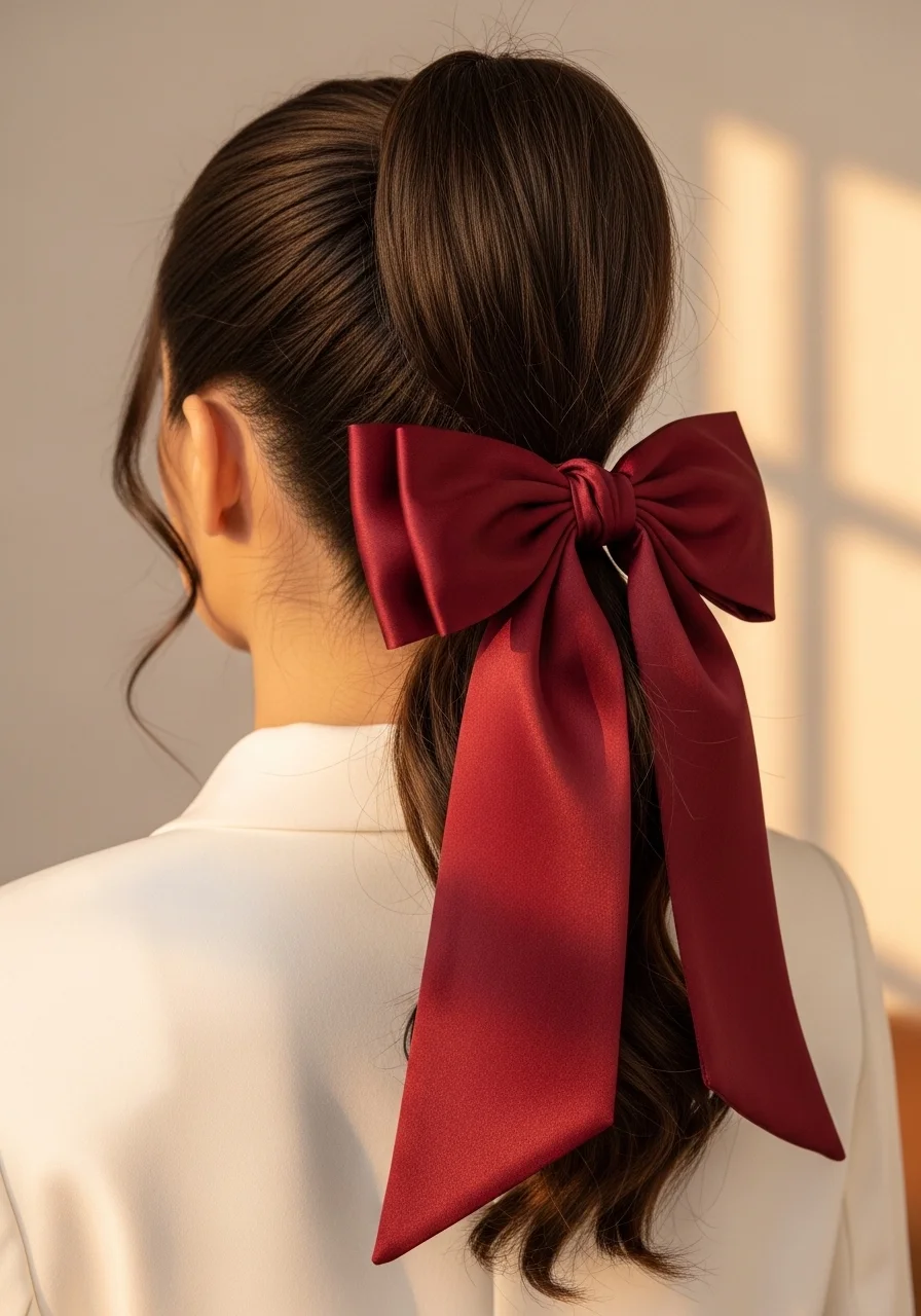 The Crimped Texture Ponytail