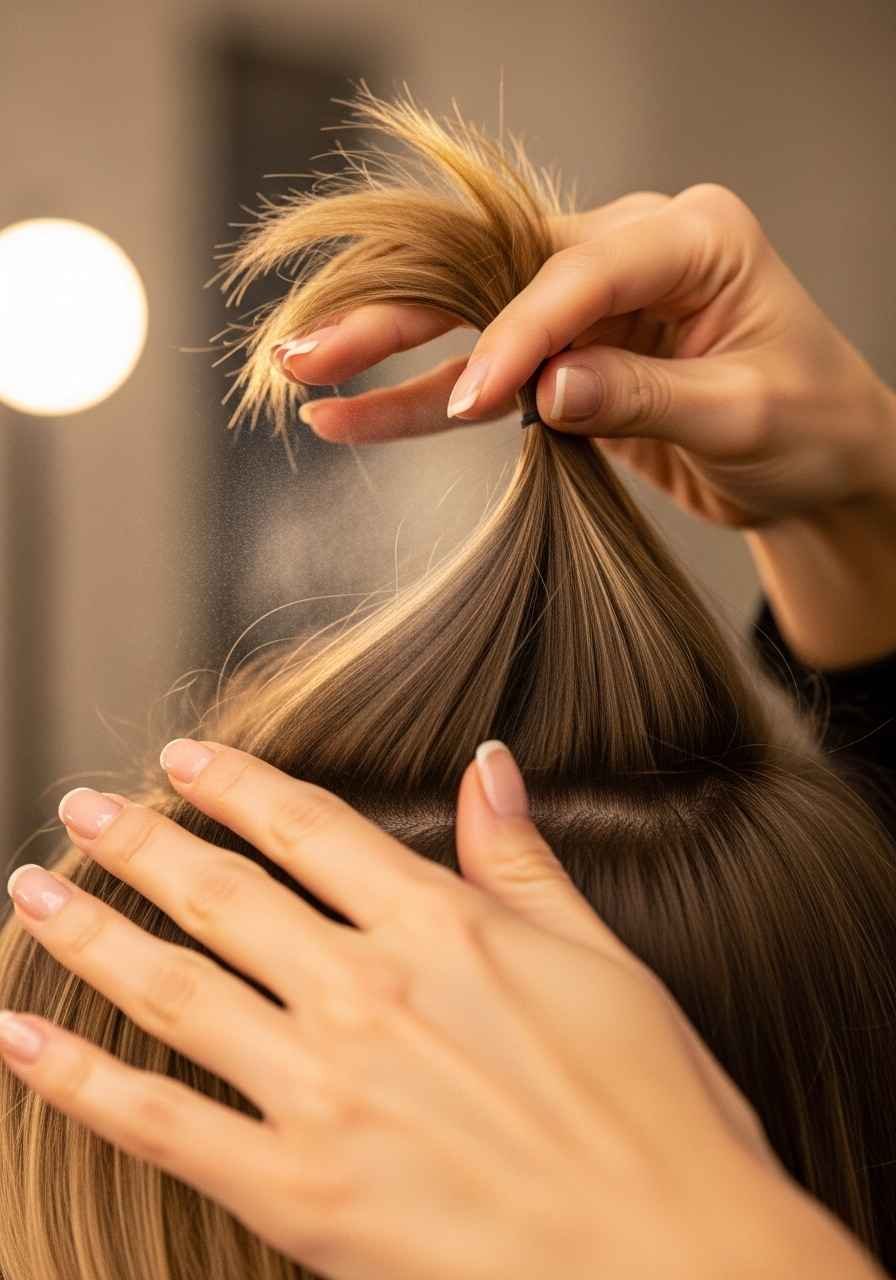 Double Ponytail Trick