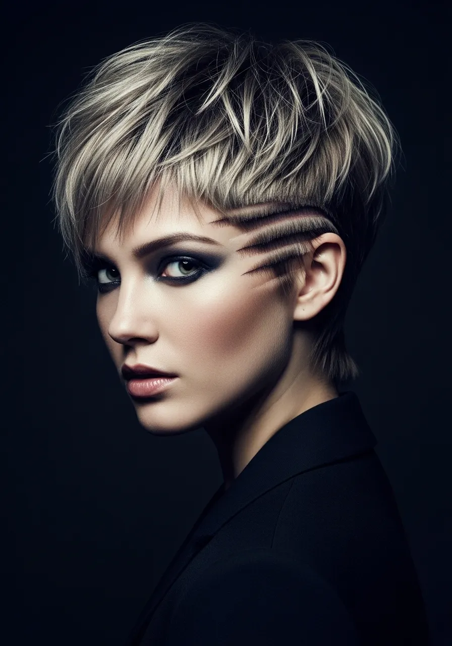 Choppy Pixie with Disconnected Layers