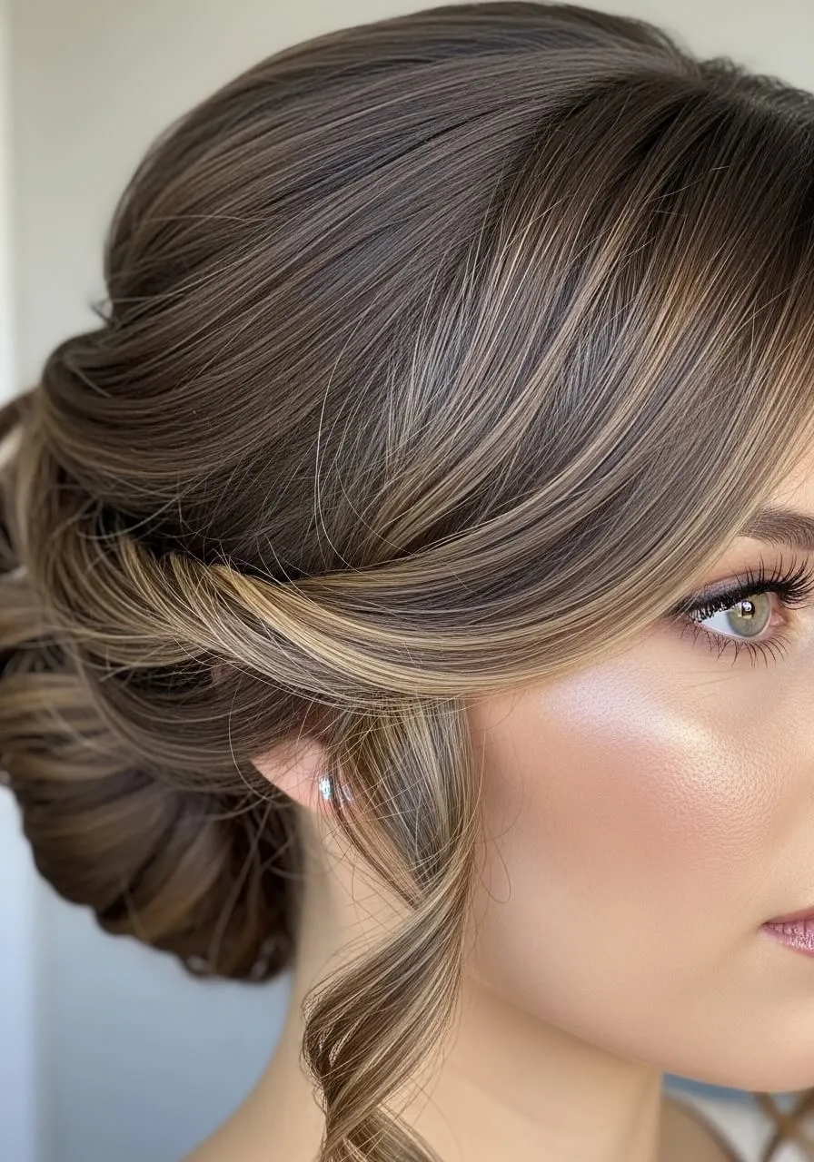 Front Pieces Of Half Up Half Down Hairstyle