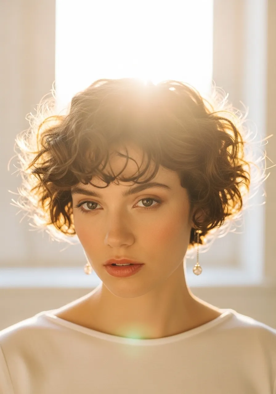 The Romantic Pixie With Curls