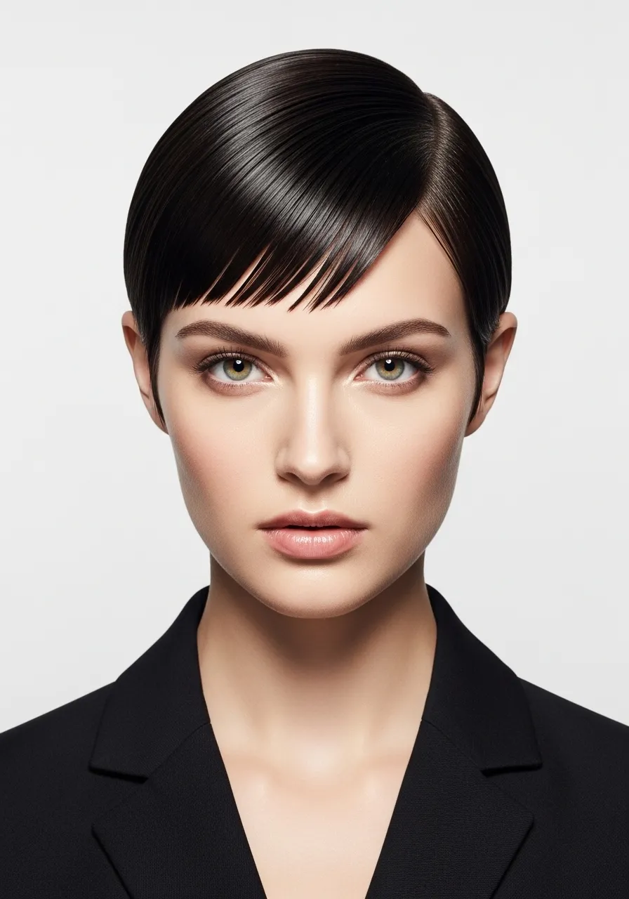Sleek and Polished Pixie