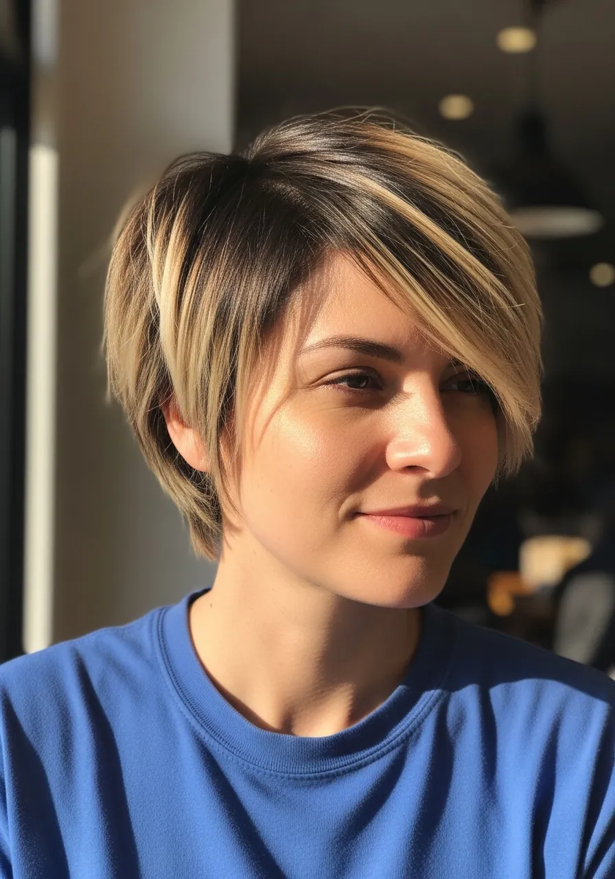 The Pixie With Grown-Out Color