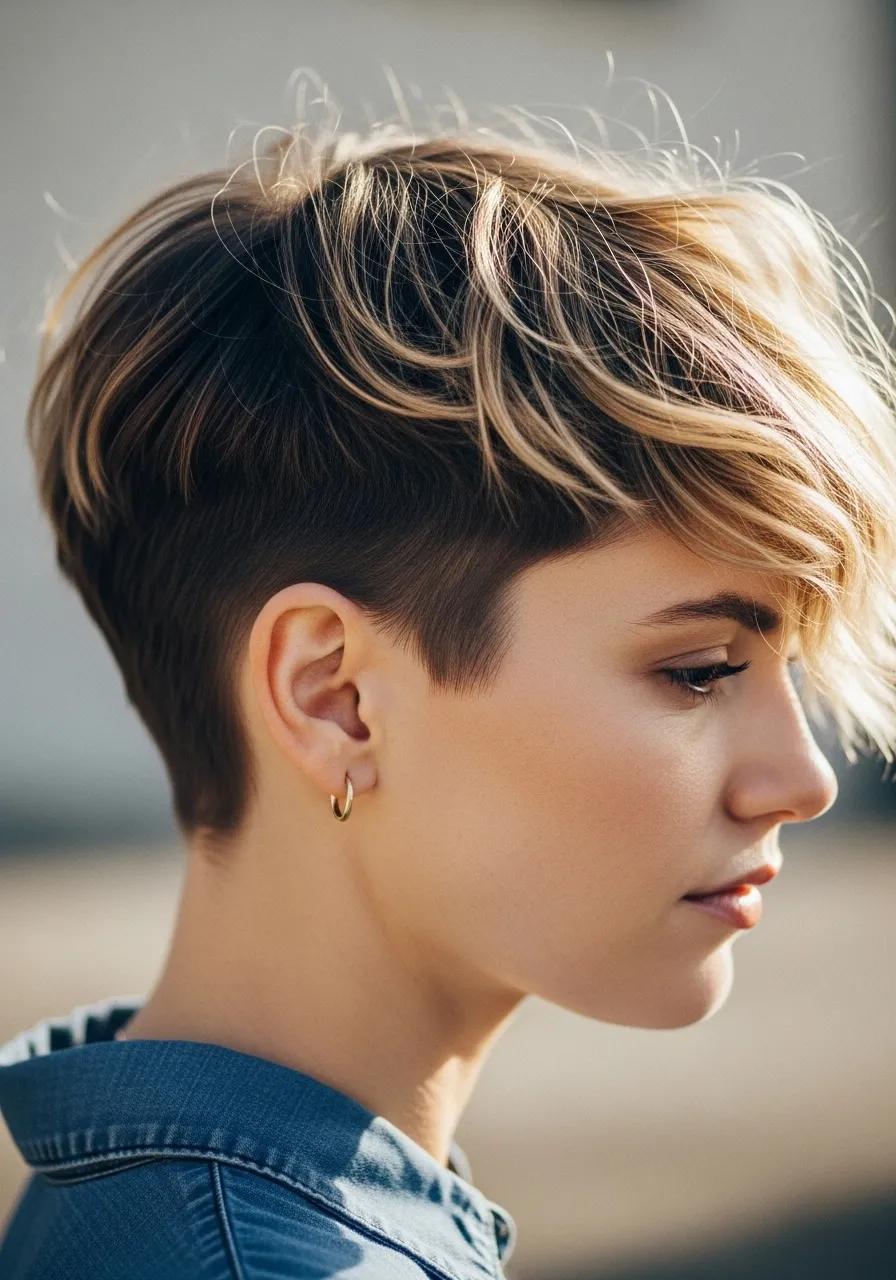 Wavy Pixie Cut