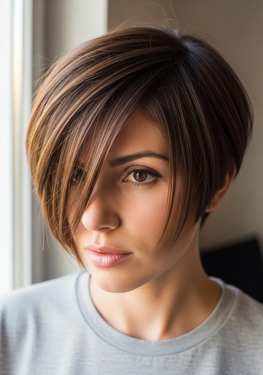 Pixie Cut with Long Front Pieces