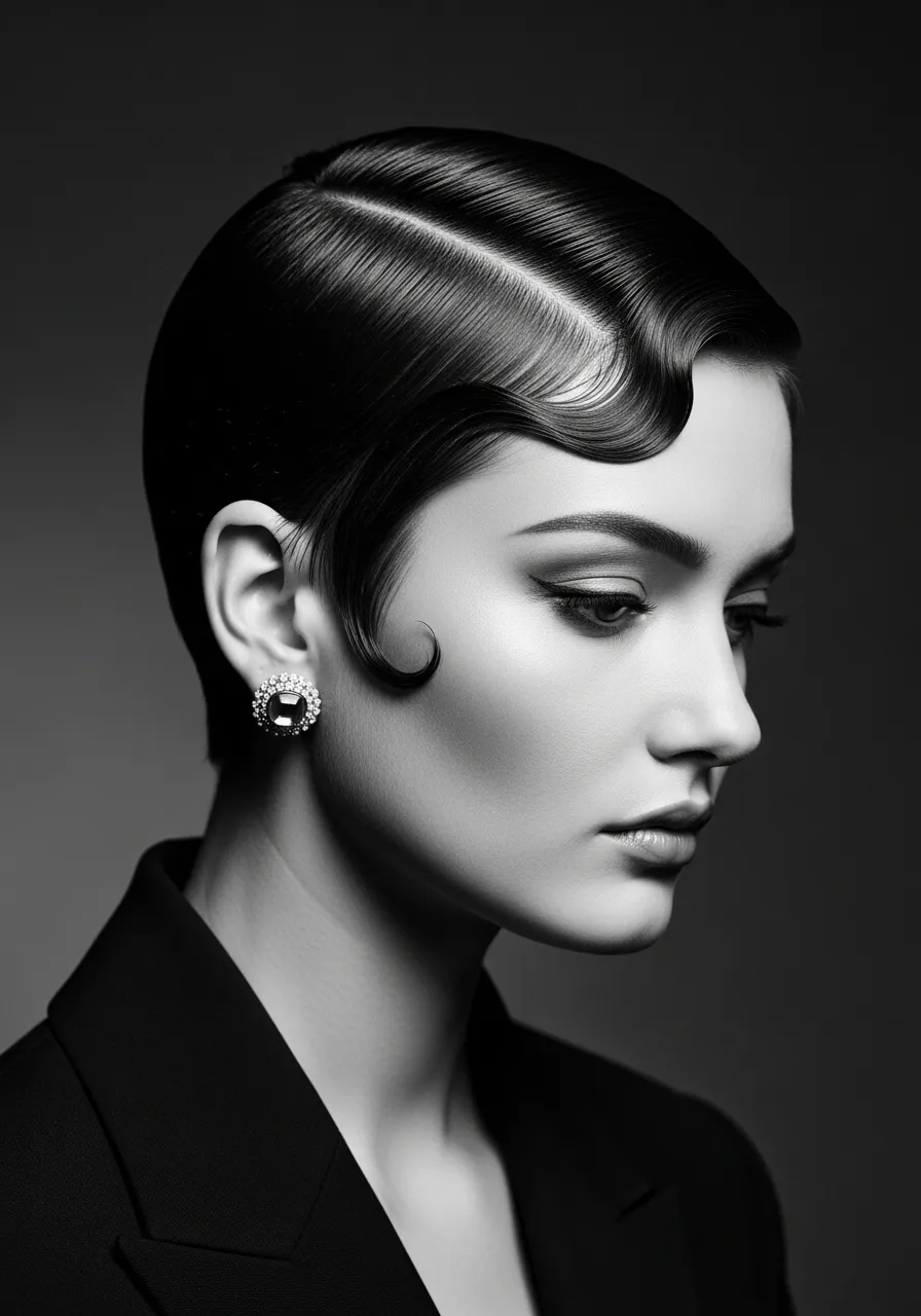 Classic Old Hollywood Pixie