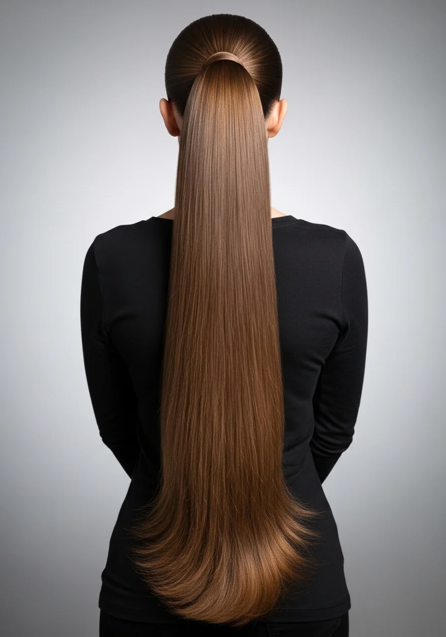 The Ponytail With Extensions for Instant Length