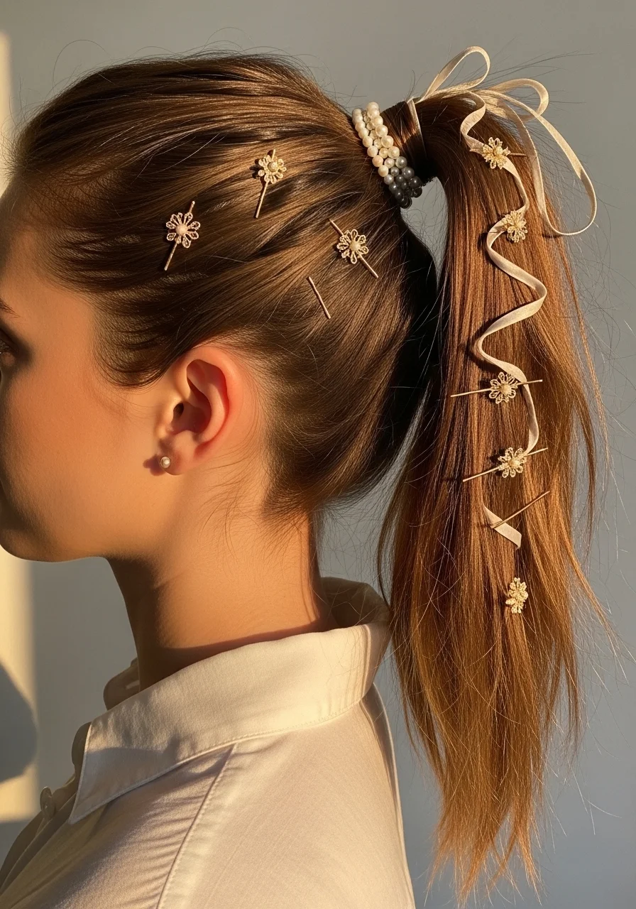 The Ponytail Packed With Accessories