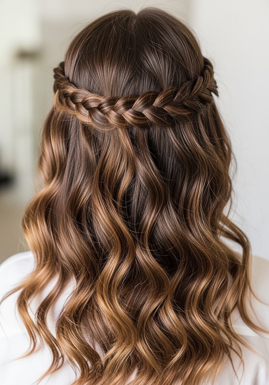 Heatless with Braids