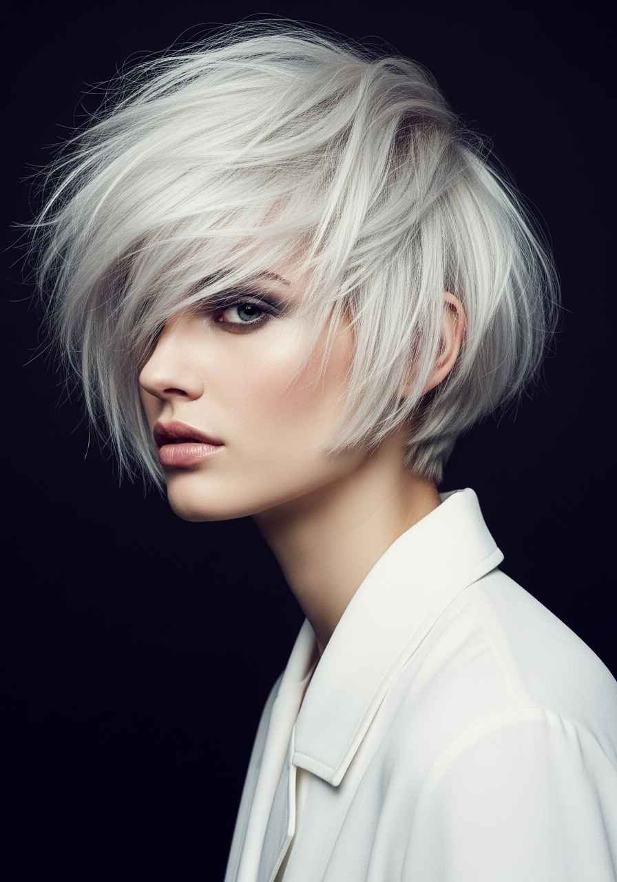 Edgy Disconnected Messy Bob