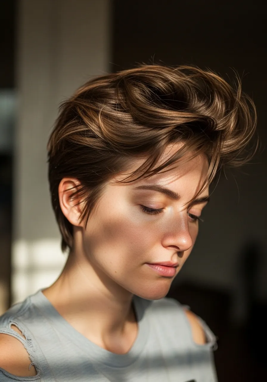The Textured Bedhead Pixie
