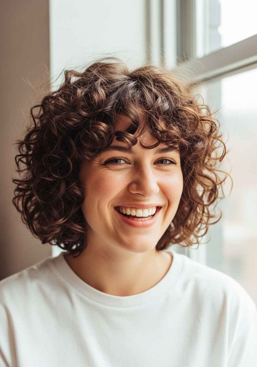 Curly Short Shag