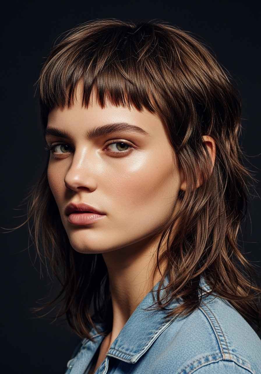 Shag With Micro Bangs