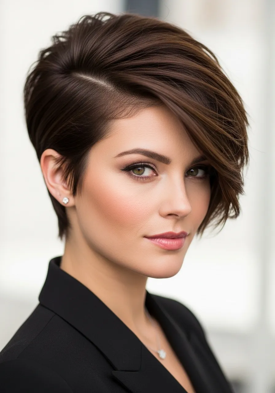 The Side-Swept Pixie