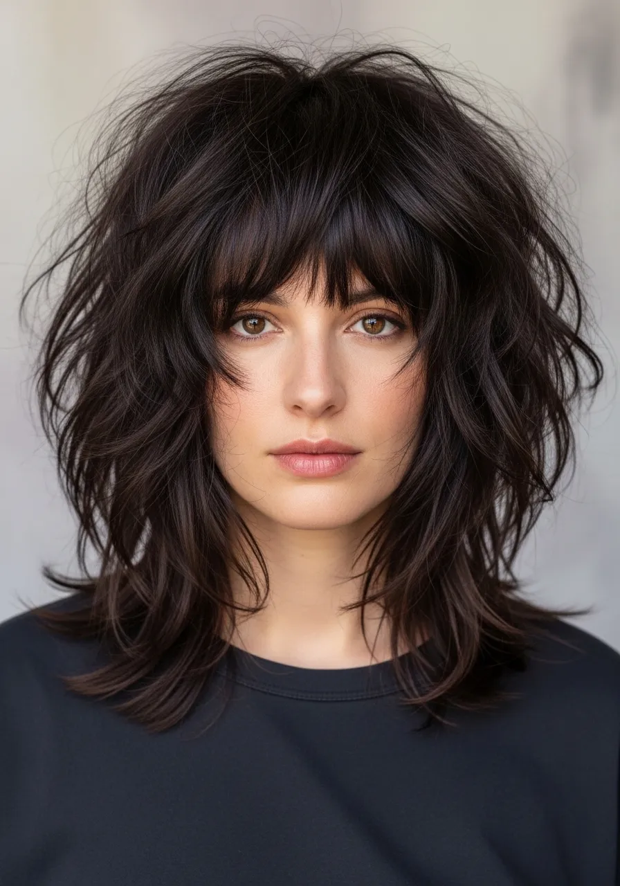 Shag Haircut for Thick Hair