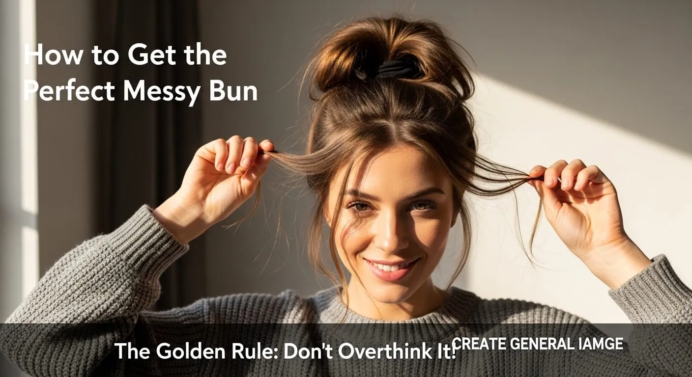 How to Do A Perfect Messy Bun in Seconds!