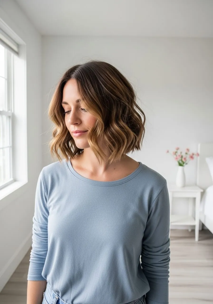 Wavy Short Hair