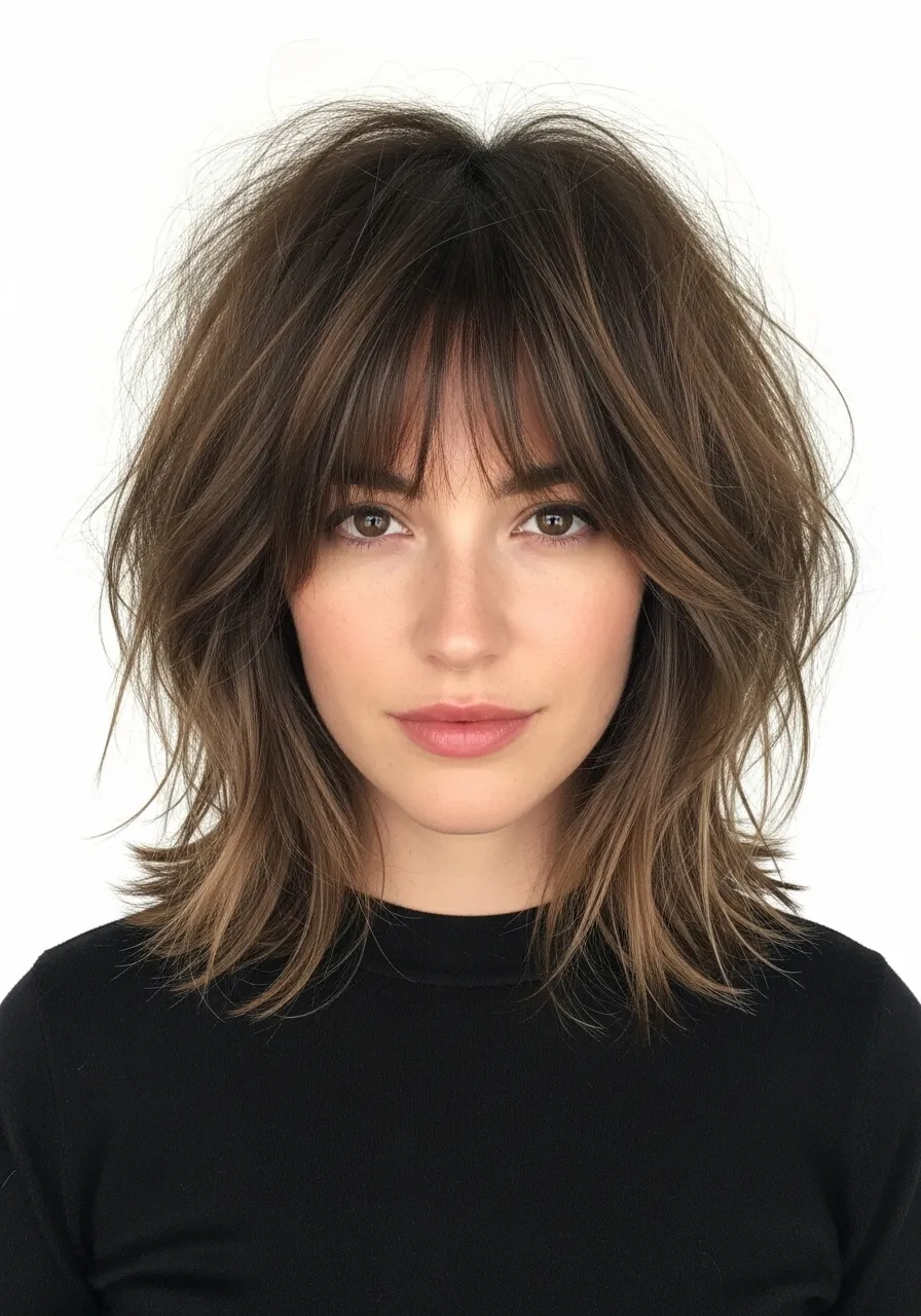 Shaggy Bob Hybrid Cut