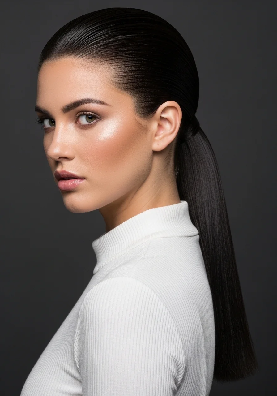 The Half-Up Pony With Volume on Top