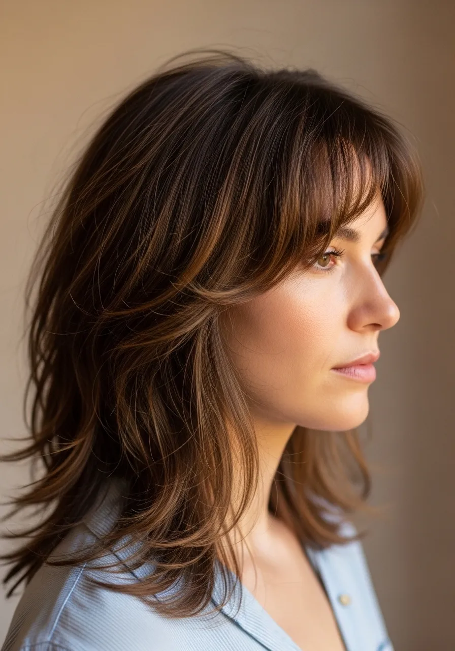 Shag with Wispy Ends and No Bang