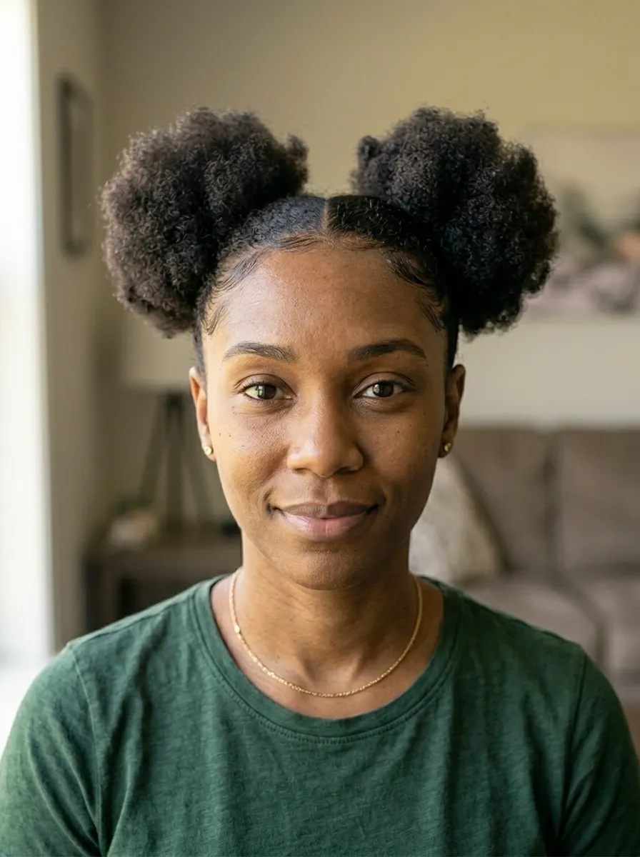 Afro Puff Buns