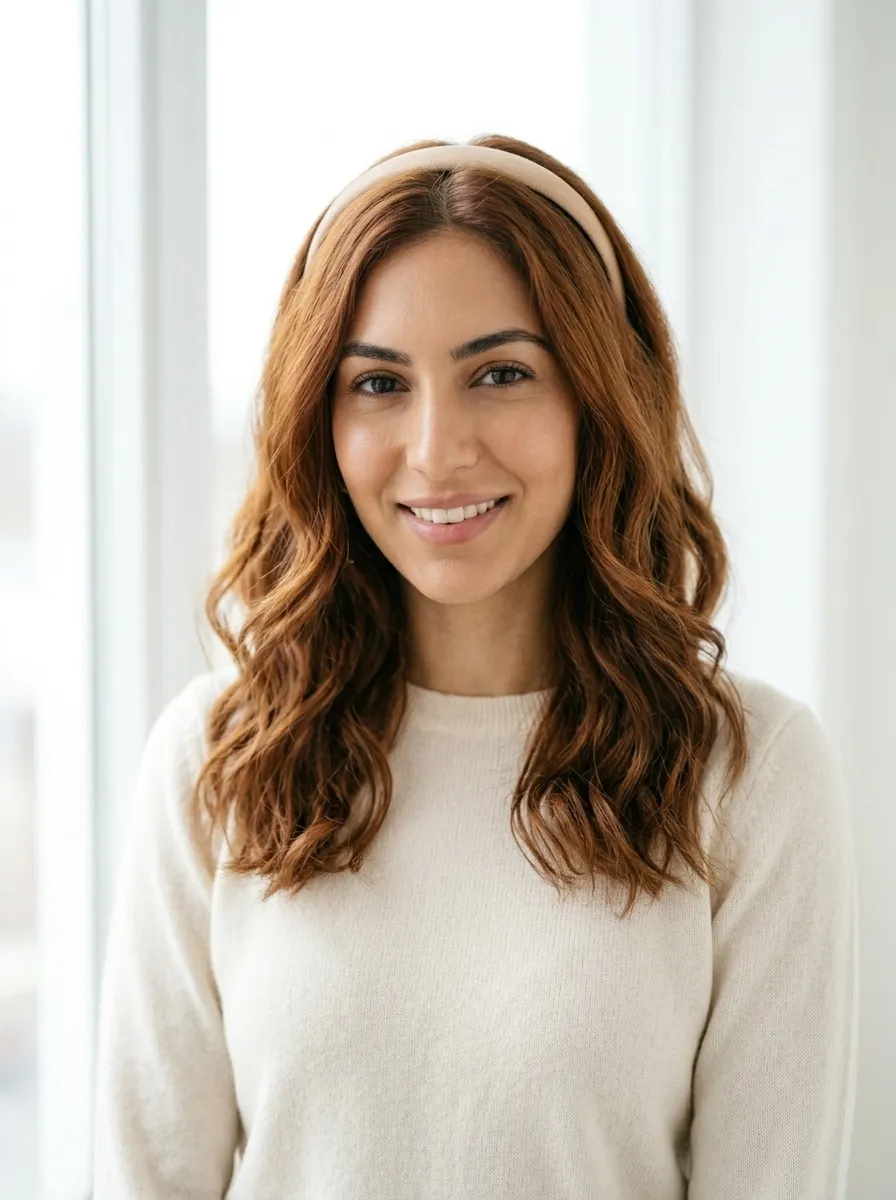 Wavy Hair with Headband