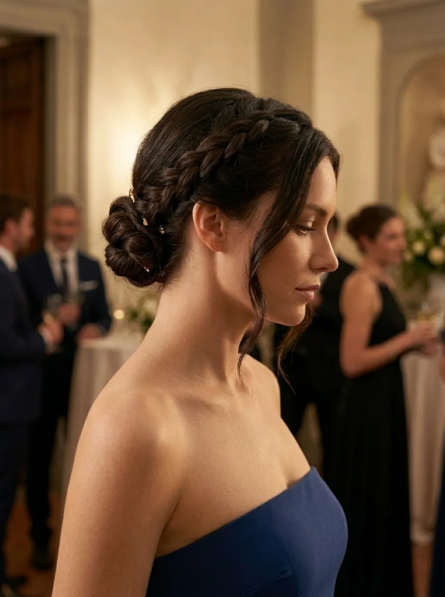 Twisted Rope Braid Updo
