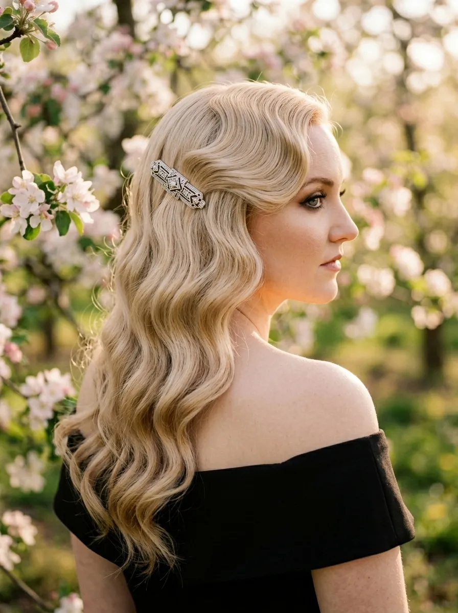 Old Hollywood Waves