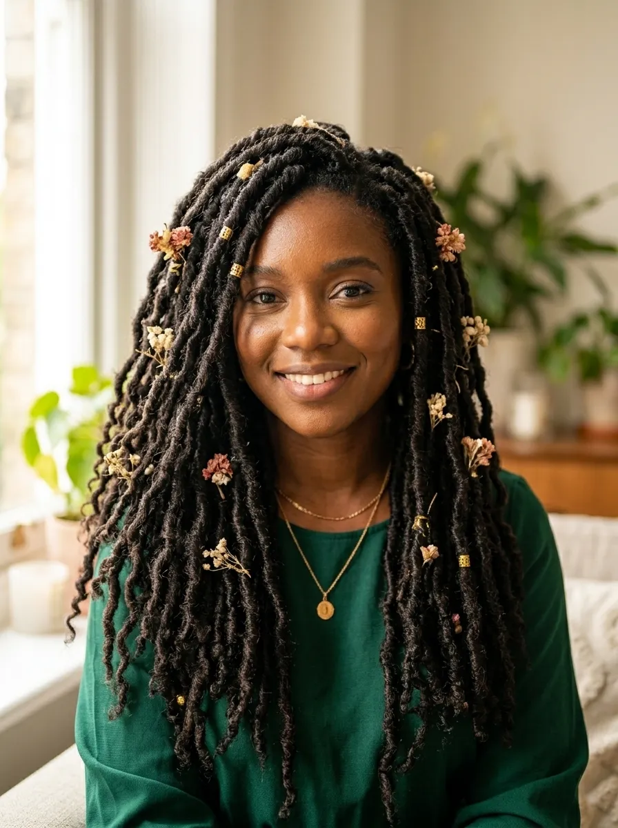 Updo with Cascading Curls