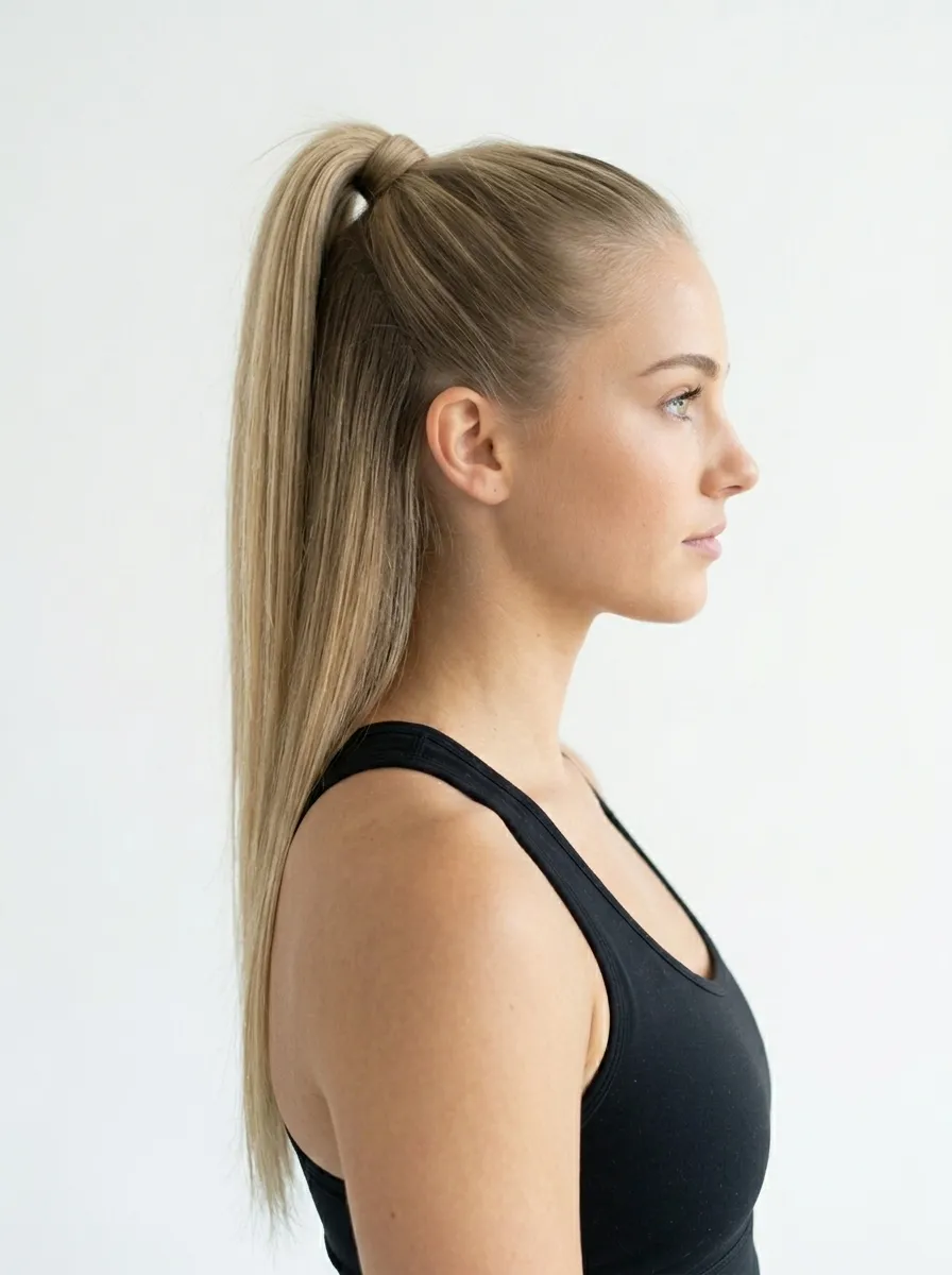 Half Up High Ponytail