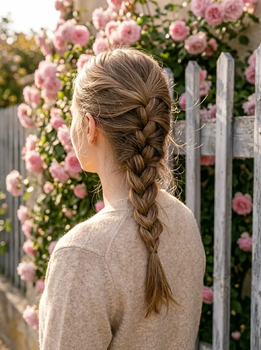 Wispy French Braid