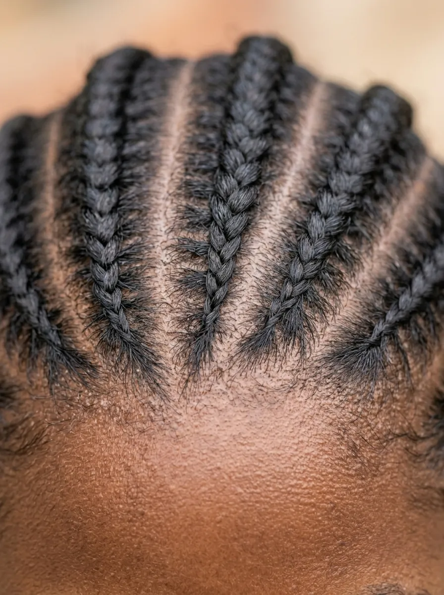 Feed-In Cornrow Braids