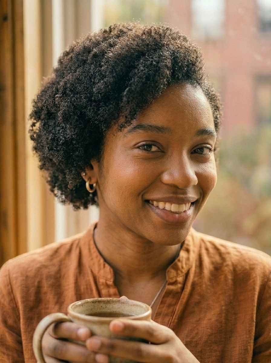 Asymmetrical Short Afro