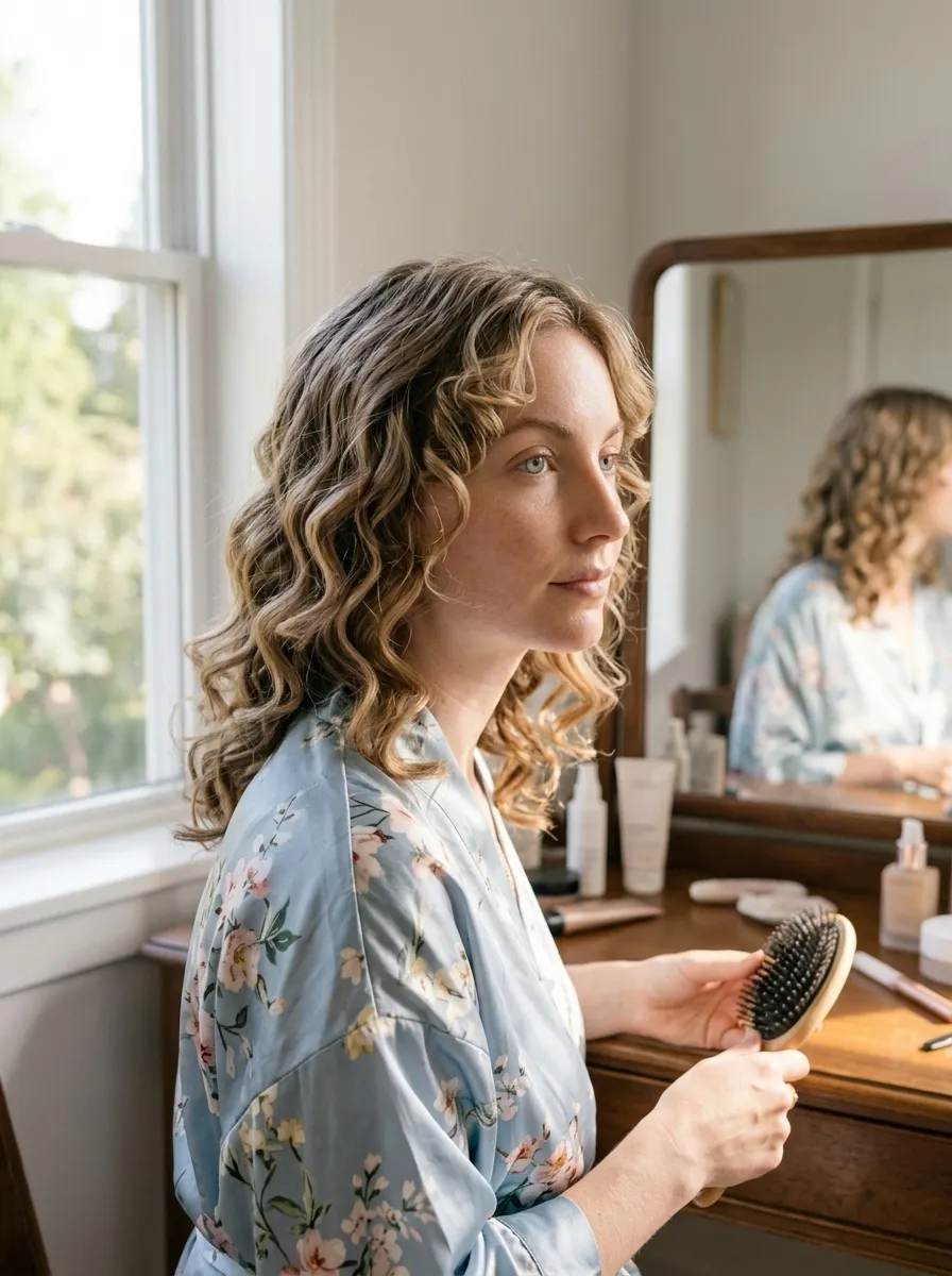 Heatless Ribbon Curls