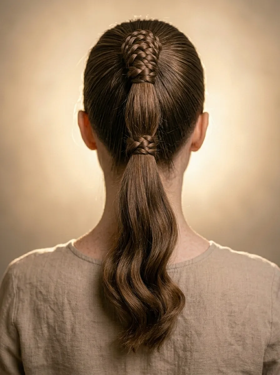 Braided Ponytail Wrap