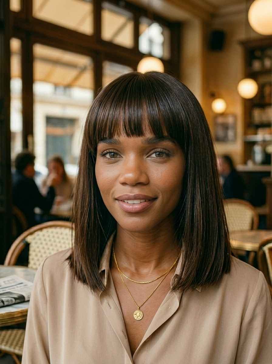 Classic Straight Across Bangs