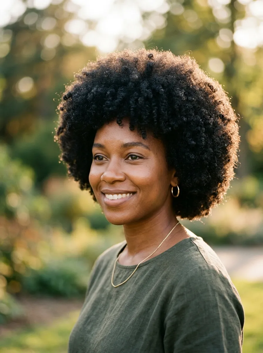 Big Chop Natural Afro