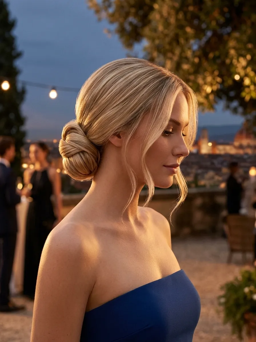 Classic Low Chignon