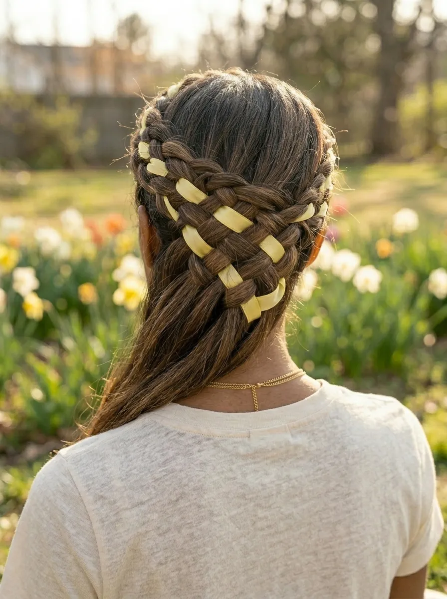 Easter Basket Weave Braid