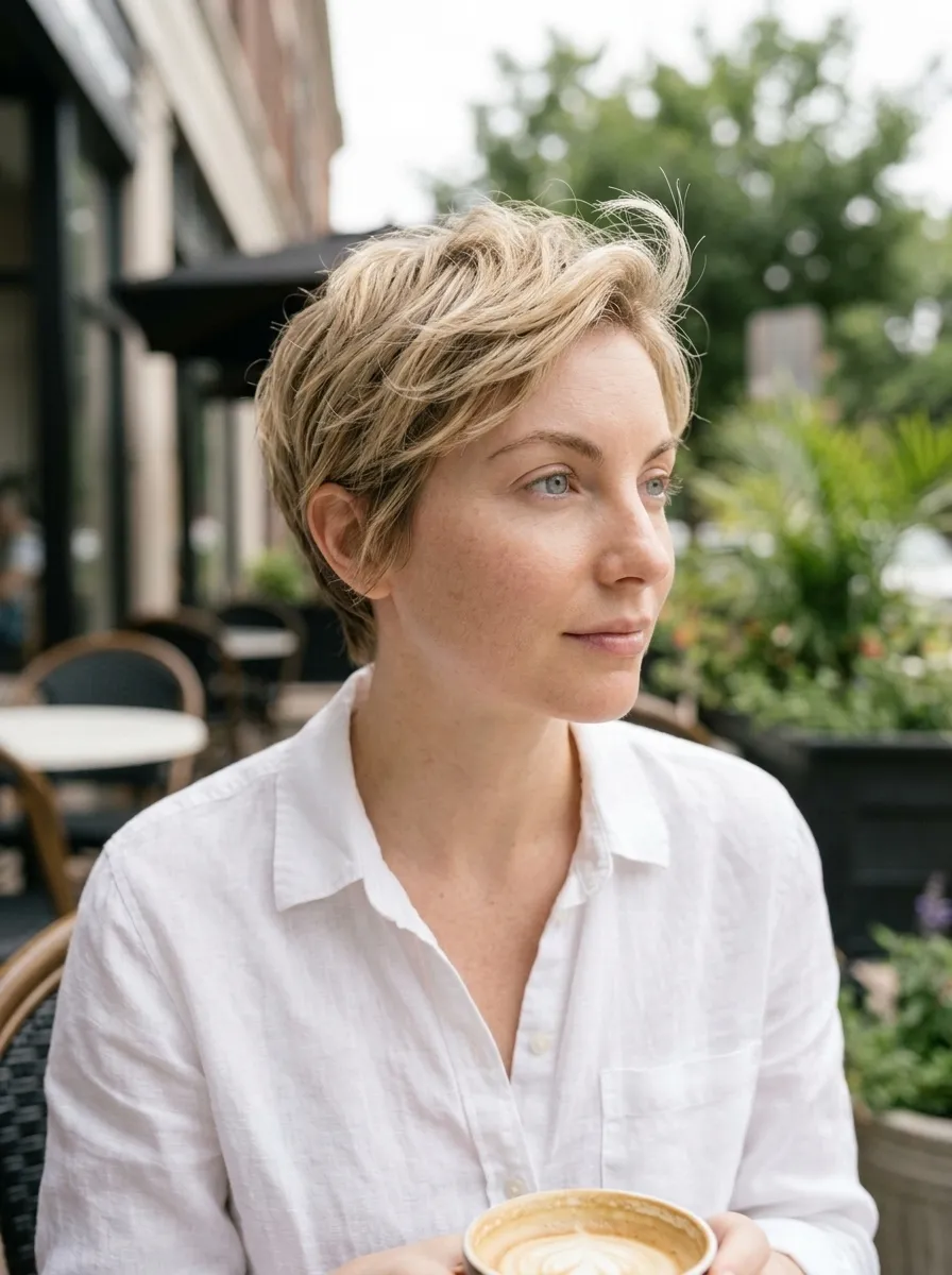 Textured Pixie Cut