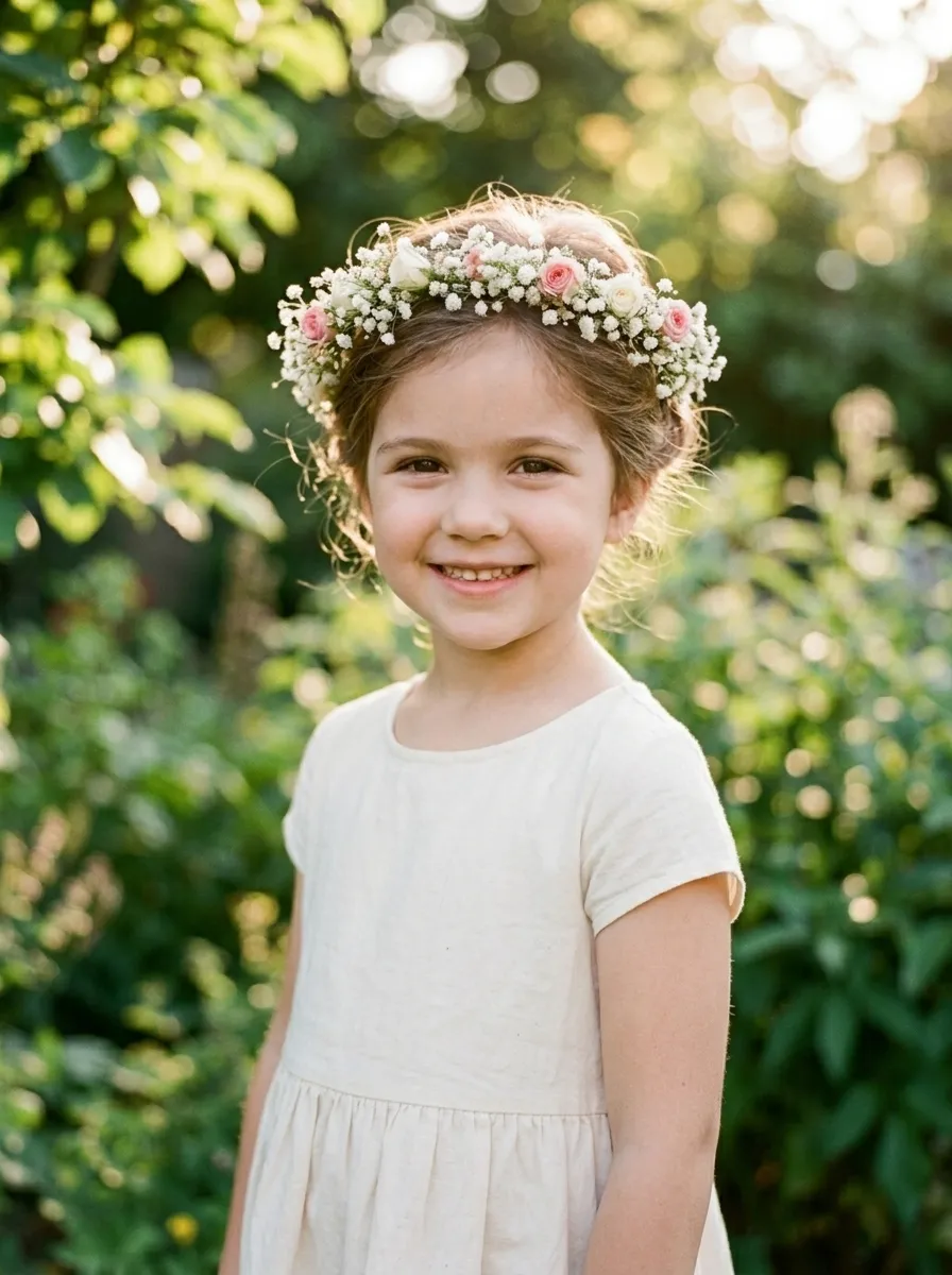 Floral Crown Updo