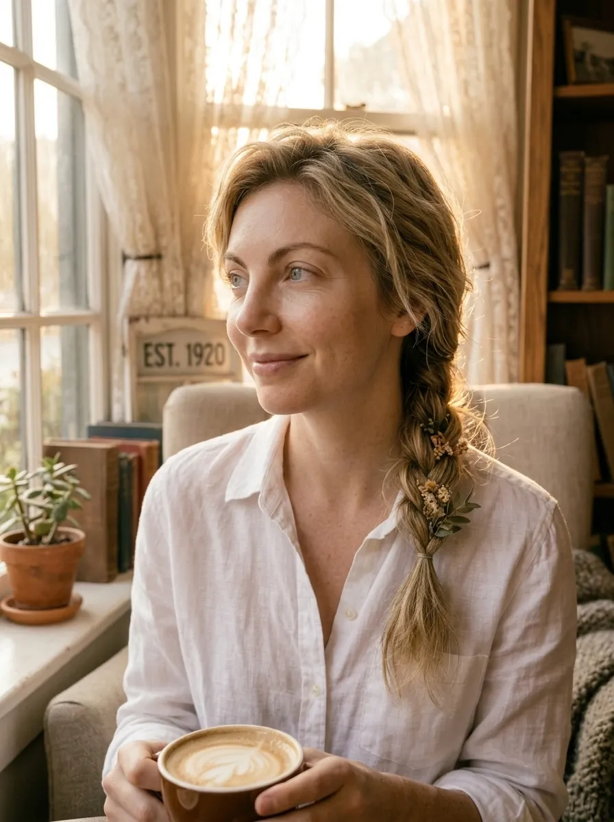 Loose Bohemian Side Braid