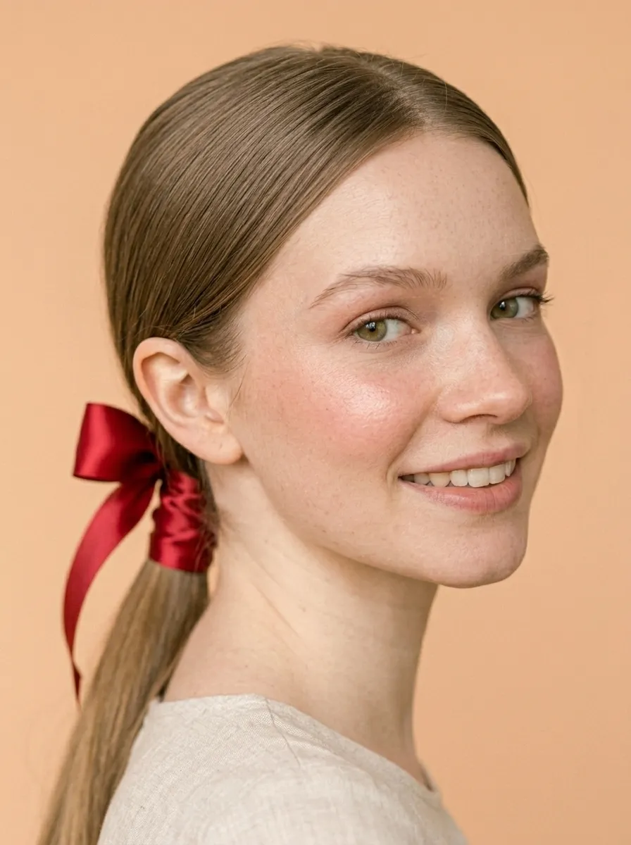 Sleek Low Ponytail