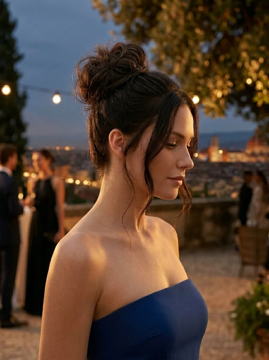 Messy Ballerina Bun