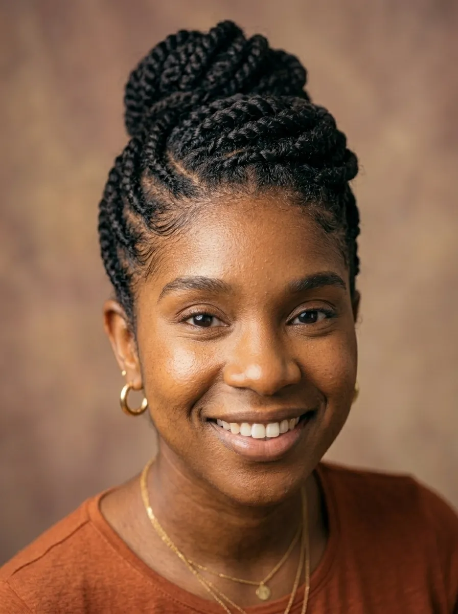 Flat Twist Updo