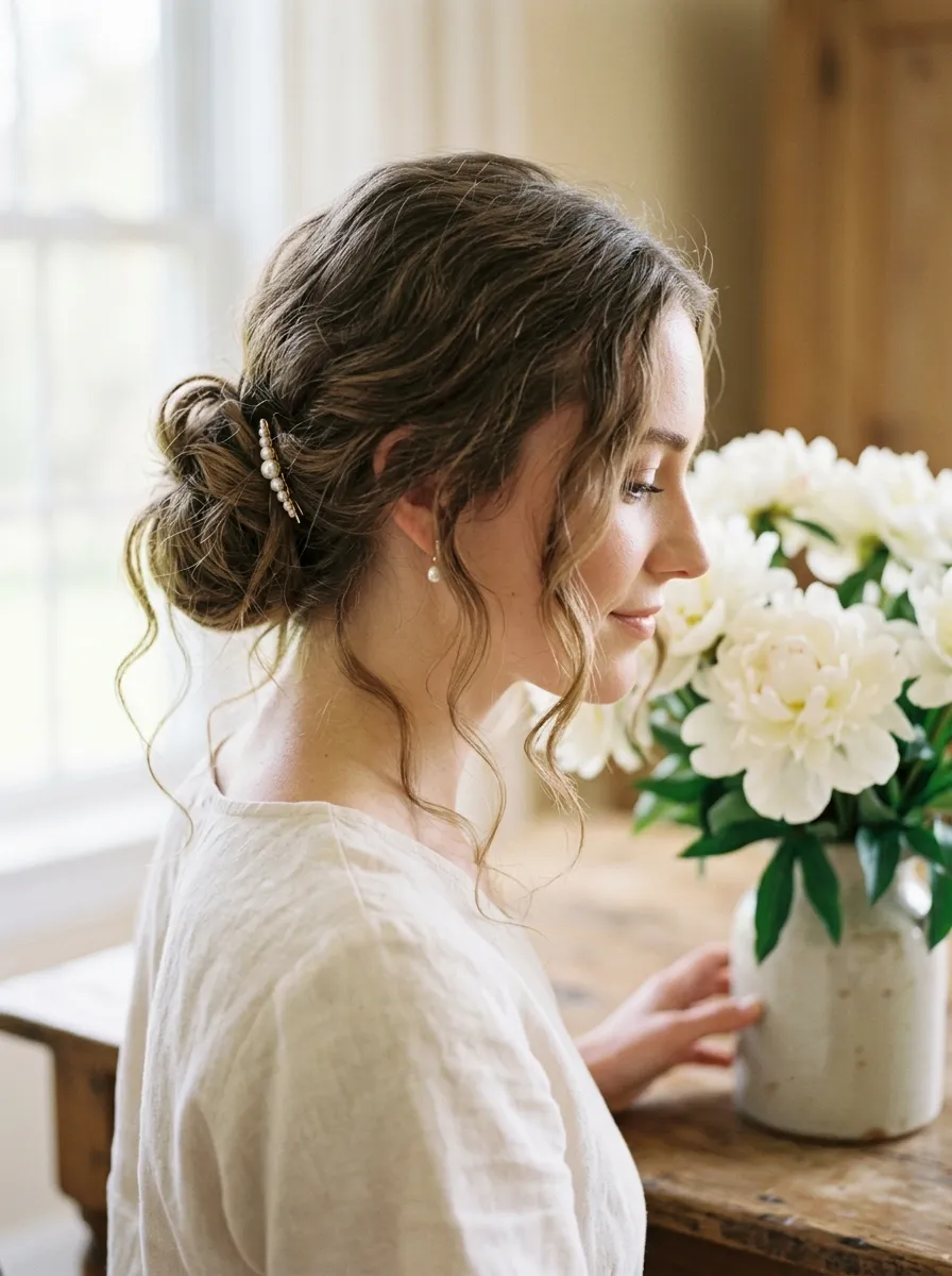 Barely-There Loose Updo