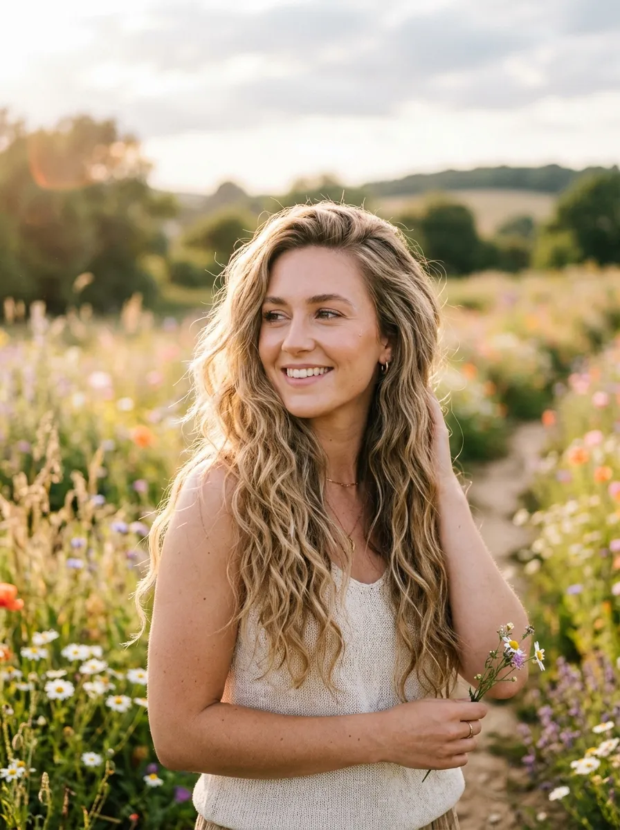Beachy Waves with a Deep Side Part