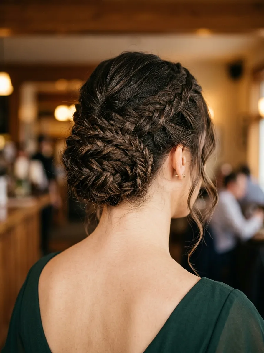 Braided Updo for a Formal Occasion