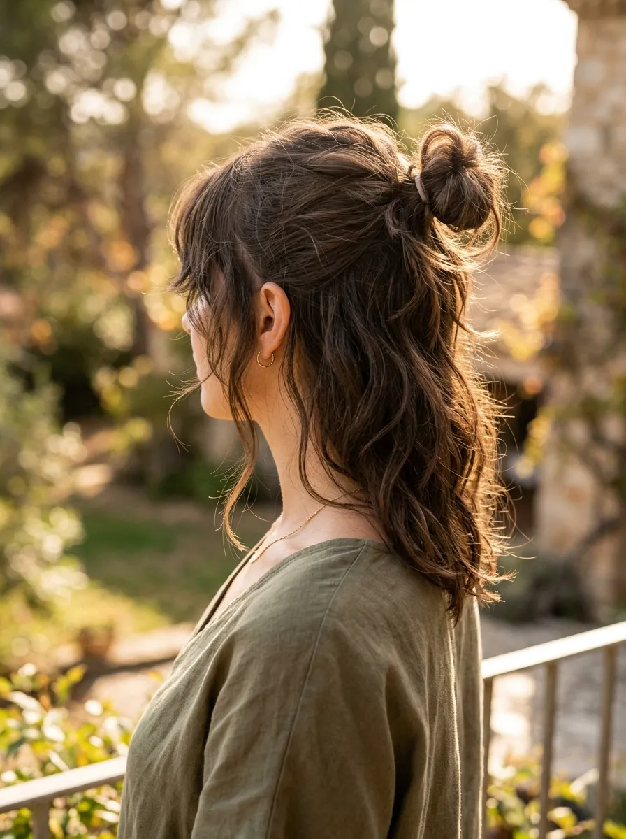 Butterfly Wolf Cut Updo Styling